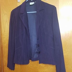Dark purple blazer